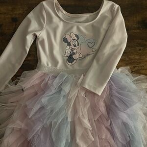 Minnie Mouse Disney Dress with attached tutu